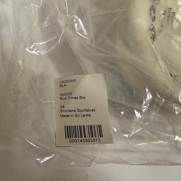 Brand New Black Lululemon Run Times Sports Bra 32DDD - Picture 11 of 11